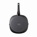 Bistecchiera 28x28 cm Antiaderente Induzione in Alluminio Effetto Pietra Moneta Yes (Zeus 2.0)