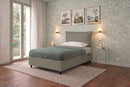 Letto 1 Piazza e Mezza Contenitore Imbottito Similpelle Cappuccino Boxmax Testata Soft Varie Misure