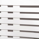 Copritermosifone Allungabile 140-202x19x82,5 cm in MDF Bianco