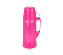 Thermos per bevande welkhome rivestito in plastica colorata 450 ml Rosa
