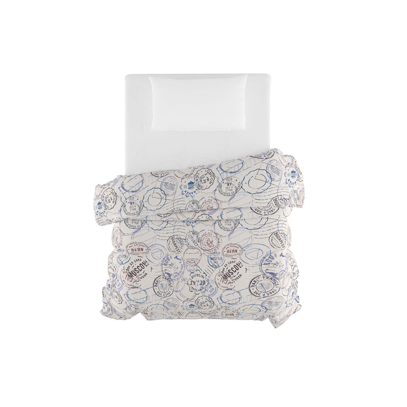 Trapunta Invernale Stampata in Microfibra 200gr Double Face Travel Life Varie Misure