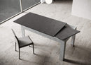 Tavolo Allungabile 160-220x90x77 cm Bibi Mix Antracite Spatolato
