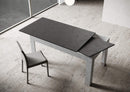Tavolo Allungabile 160-220x90x77 cm Bibi Mix Antracite Spatolato