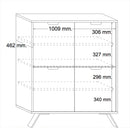 Mobile Alto da Salotto 4 Porte 148x106x50cm TFT  Palma Quercia Sherwood