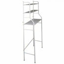 Scaffale Portaoggetti Sopra Lavatrice Mensola Wc Bagno Organizer Bagno 3 Ripiani