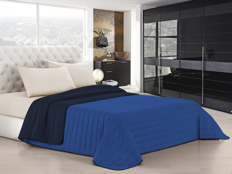 Trapuntino Doubleface 100gr Blu Scuro\/Blu Royal Varie Misure