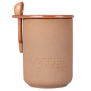 Barattolo Caffè con Cucchiaino Ø10x15 cm 900 ml in Ceramica VdE Tivoli 1996 Pompei
