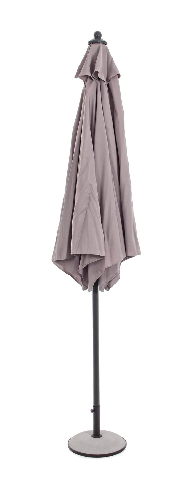 Ombrellone da Giardino Ø2,7 m Palo Ø38 mm in Acciaio Delfi Tortora