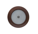 Lampada da Terra a Led  Ø17x115 cm in Metallo Etna Marrone