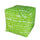 Pouf Puff Pouf Cube 40x40x40cm Big City Green Avalli