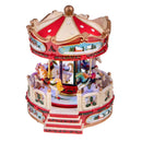 Carosello Natale con Luci Musica e Movimento 25 cm 