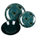 Servizio Piatti 18 Pezzi in Porcellana e Gres VdE Tivoli 1996 Vetiver