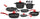 Olympia Love 18-teiliges Kochgeschirr-Set aus Antihaft-Druckguss-Aluminium