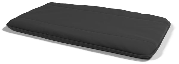 Gepolstertes und gestepptes Maxikissen für Hunde und Katzen aus dunkelgrauer Mikrofaser acquista