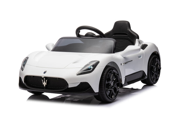 Macchina Elettrica per Bambini Licenza Ufficiale Maserati 10,8V 5Ah Bianco sconto