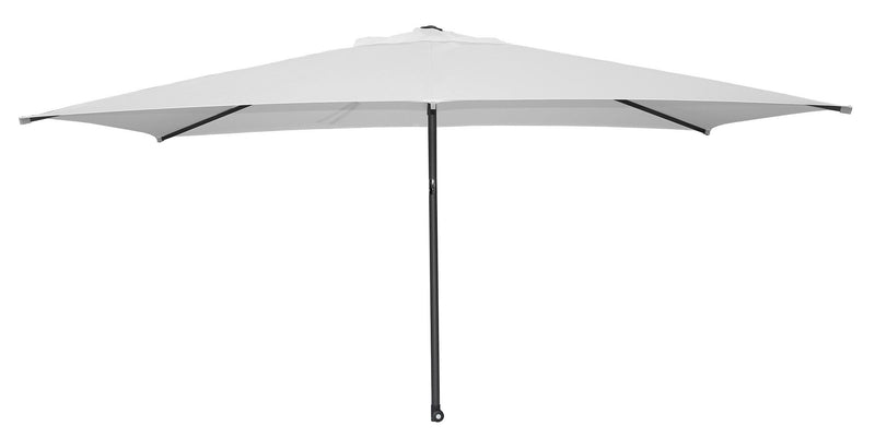 Ombrellone da Giardino 3x2 m Palo Ø38 mm in Alluminio Tessuto Poliestere Trend Bianco