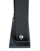 Doccia Solare Ibrida da Giardino 40L Miscelatore e Doccetta Lavapiedi Antracite/Alluminio