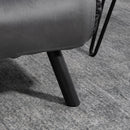 Divano Letto Schienale Regolabile 102x73x81 cm in Velluto Grigio Scuro 