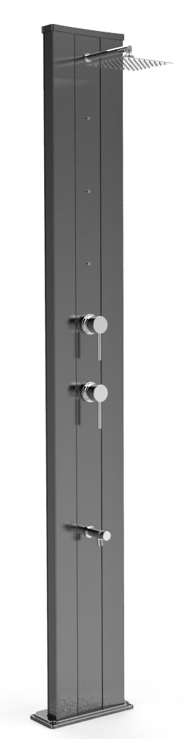 Doccia Solare da Giardino Miscelatore Nebulizzatore e Lavapiedi Arkema Dada S Top Line Perla Nera sconto