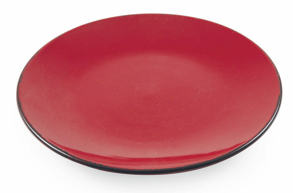 Set 6 Obstteller aus Steinzeug Ø18,5x2 cm Villa d'Este Home Tivoli Baita Glazed Rossi prezzo