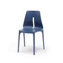 Set 6 Sedie 55x 51x85 cm in Polipropilene Lisbona Petrolio