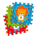 Tappeto Puzzle 9pz per Bambini Componibile Animali Multicolore