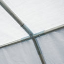 Tendostruttura 8x4x2.8m in acciaio 8 Finestre Bianco 