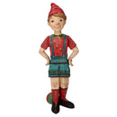 Statua in Resina pinocchio rosso cm 15x13xh40,2