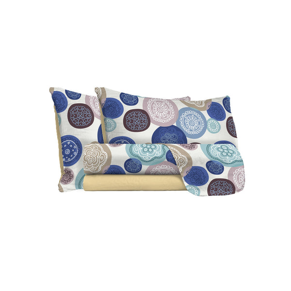 Bettwäsche-Set mit Aufdruck oben und unten und Murrine-Kissenbezüge in verschiedenen Größen online