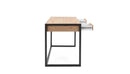 Scrivania 120x60x75 cm Denver 30 quercia antracite
