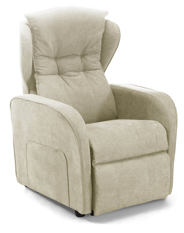 Poltrona Alzapersona Elettrica 2 Motori 75x108x85 cm con Ruote in Tessuto Dispositivo Medico 1 Beige prezzo