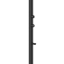 Doccia da Giardino in Alluminio Soffione I-switch Quadrato con Termometro LCD Sined Luna Alu Nero 