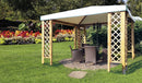 Gazebo da Giardino con Grigliati 3,6x3m in Legno