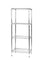 Regal aus verchromtem Stahl 4 Regale P60xH160 cm Tosini Serie 4X60
