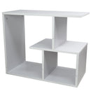 Tavolino Design Moderno 5 Ripiani 60x30x50cm Casa Ufficio Bianco