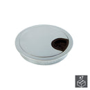 Passacavi Circolare 80 mm a Incasso Zama Cromo Opaco 7 Pezzi Emuca