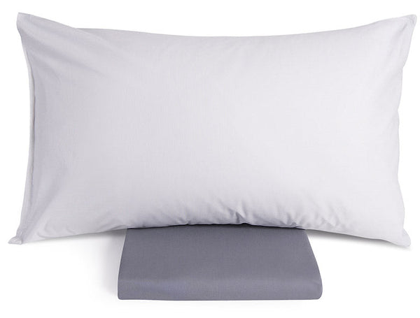 sconto Double Face Bettbezug mit Mitera Jade Oyster und Grisaglia Kissenbezügen in verschiedenen Größen