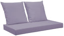 Cuscini per Pallet 120x60 cm Seduta e Schienale in Similpelle Mariotti Belem Lilla