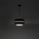 Lampada a Sospensione 35x35xH150 cm in Metallo Idra Rosa e Grigio