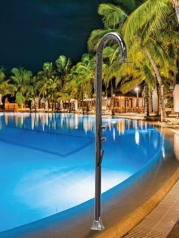 acquista Doccia da Giardino con Soffione e Doccetta Arkema Diamond Inox I345