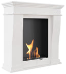 Camino a Bioetanolo da Pavimento 98,8x35,5 cm Flig Boulder Bianco