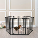 Recinto Modulare per Animali Domestici per Interno e Esterno 6 Pezzi 62.5x76 cm 