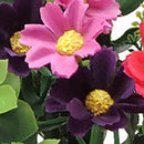 Set 6 Mini Bouquet Artificiali con Margherite Altezza 35 cm Rosa