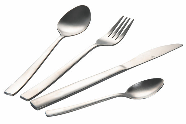 sconto Service Besteckset 24-teilig in mattem Stahl Villa d'Este Home Tivoli Modern