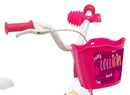 Bicicletta per Bambina 12" 2 Freni Gomme in EVA Lolly Girl Bianca/Rosa