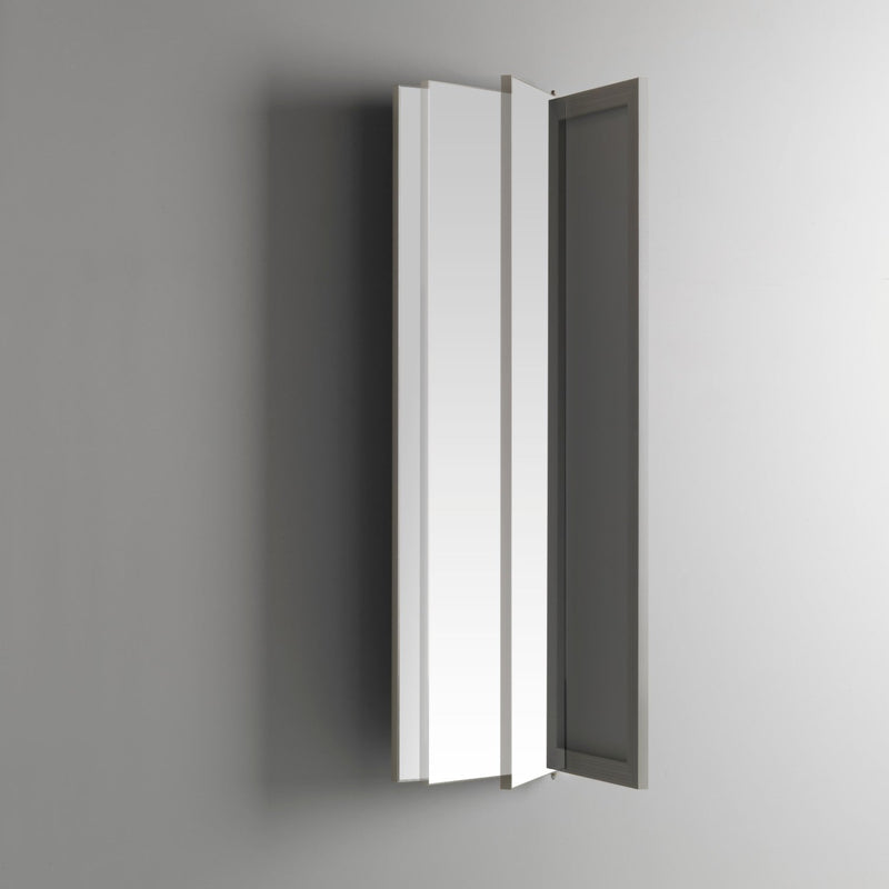 Mobile Bagno Sospeso 135 cm Lavabo e Specchio TFT Mactan Destra Bianco e Noce