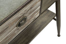 Console Moscow 120x42x80 cm Legno di Abete e in Ferro