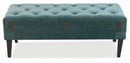 Panca Contenitore 121x51x47 cm in Velluto Soriani Verde