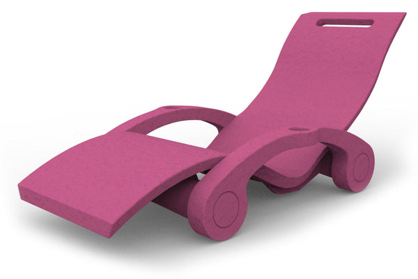 acquista Lettino Chaise Longue Galleggiante da Esterno Giardino Arkema Serendipity Fuxia