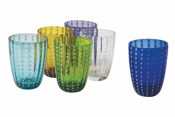 Set mit 6 Wassergläsern aus Glas 300 ml Villa d'Este Home Tivoli Kalahari prezzo